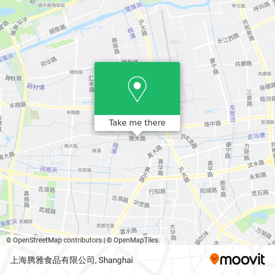 上海腾雅食品有限公司 map