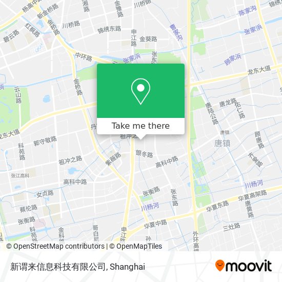 新谓来信息科技有限公司 map