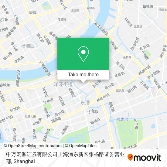申万宏源证券有限公司上海浦东新区张杨路证券营业部 map