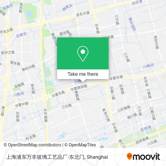 上海浦东万丰玻璃工艺品厂-东北门 map