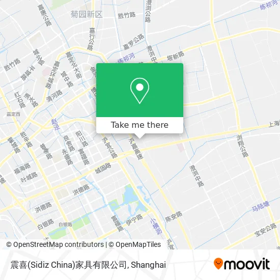 震喜(Sidiz China)家具有限公司 map