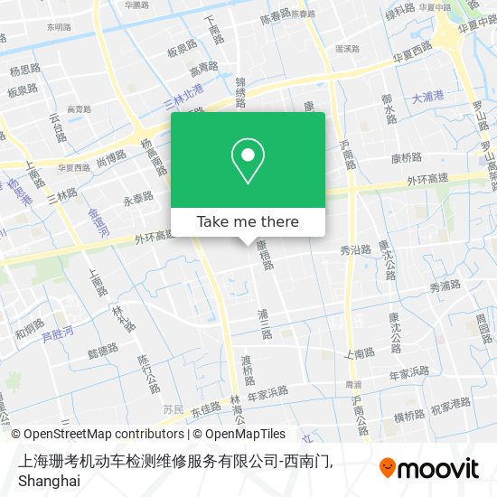 上海珊考机动车检测维修服务有限公司-西南门 map