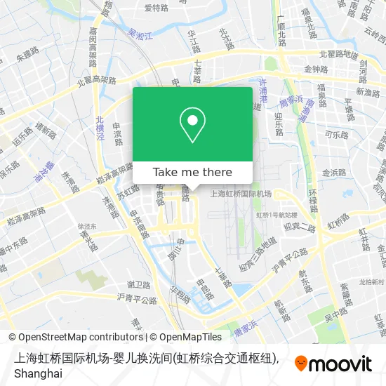 上海虹桥国际机场-婴儿换洗间(虹桥综合交通枢纽) map