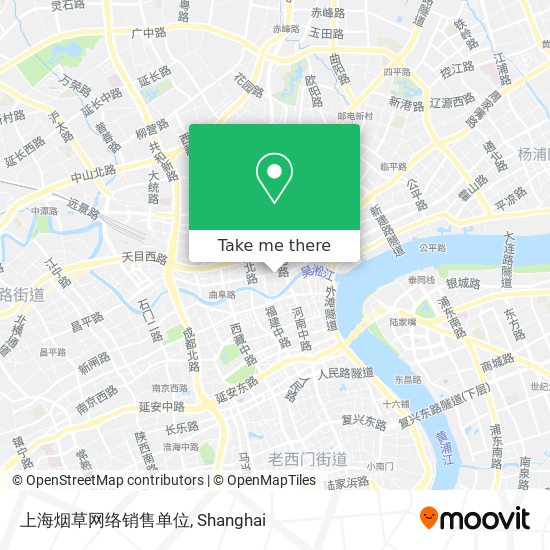 上海烟草网络销售单位 map