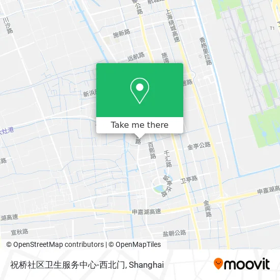 祝桥社区卫生服务中心-西北门 map