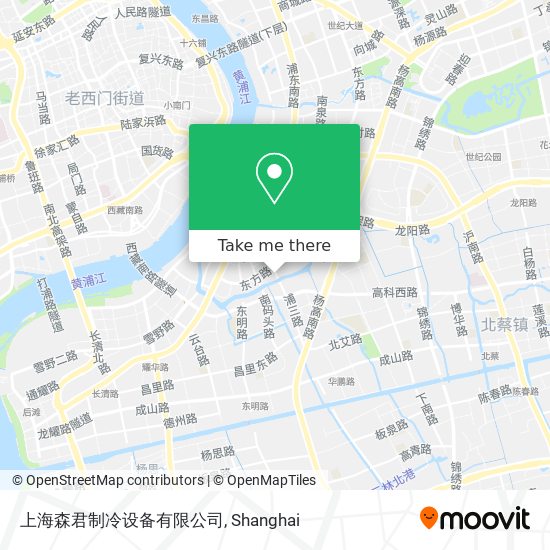 上海森君制冷设备有限公司 map