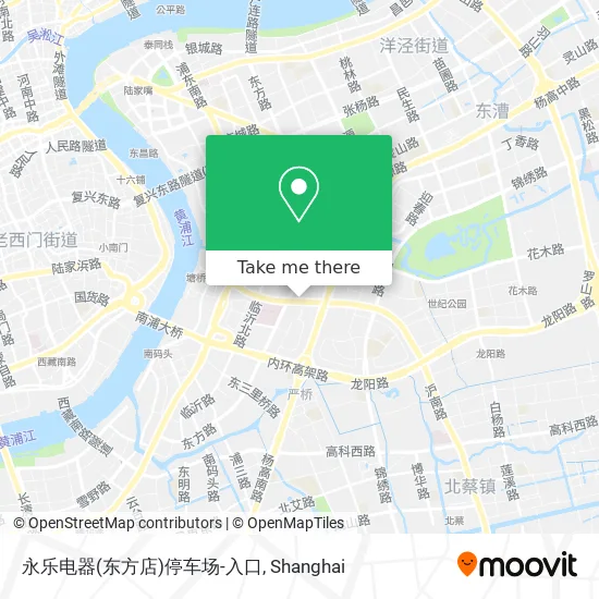 永乐电器(东方店)停车场-入口 map