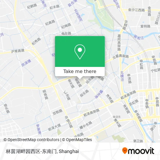 林茵湖畔园西区-东南门 map