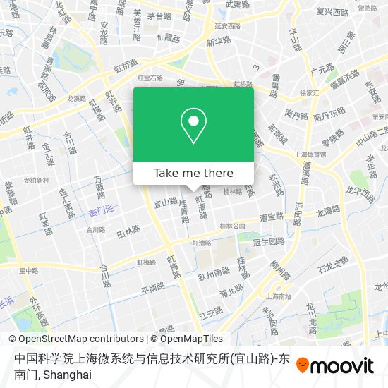 中国科学院上海微系统与信息技术研究所(宜山路)-东南门 map