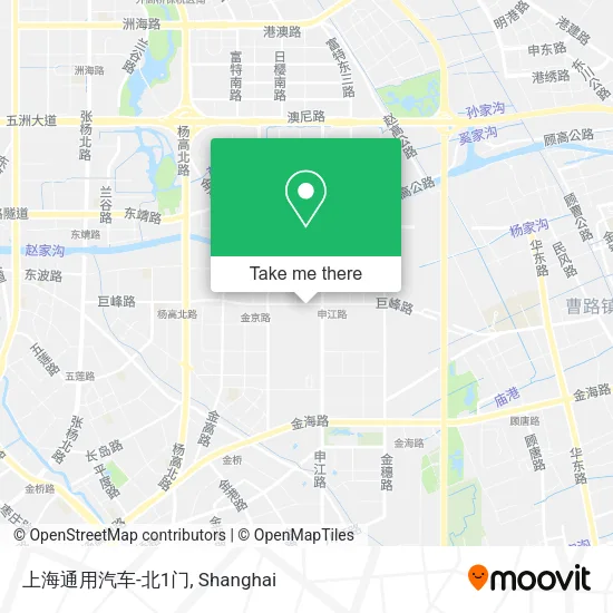 上海通用汽车-北1门 map