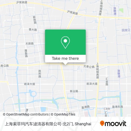 上海索菲玛汽车滤清器有限公司-北2门 map