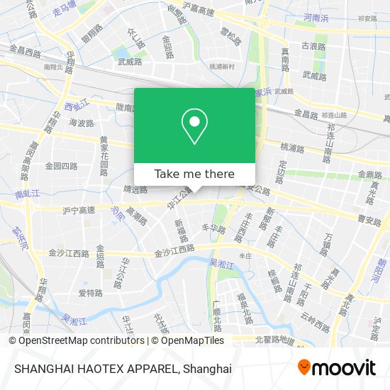 SHANGHAI HAOTEX APPAREL map