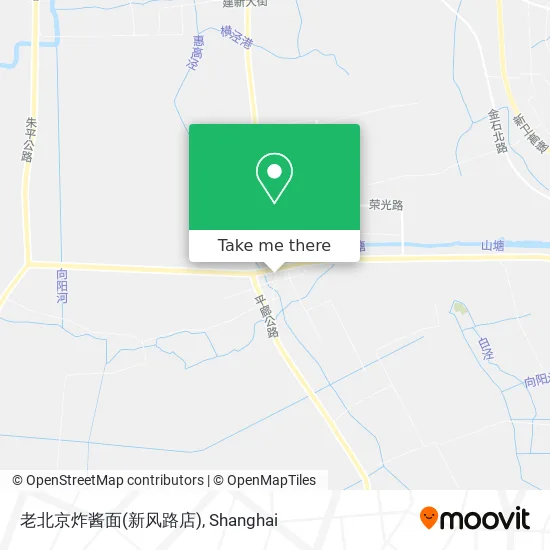 老北京炸酱面(新风路店) map