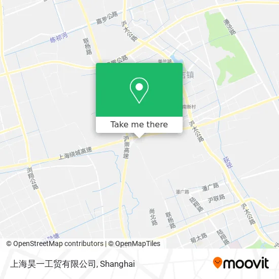 上海昊一工贸有限公司 map