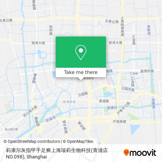 莉康尔灰指甲手足癣上海瑞莉生物科技(青浦店NO.098) map