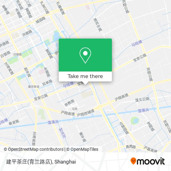 建平茶庄(育兰路店) map