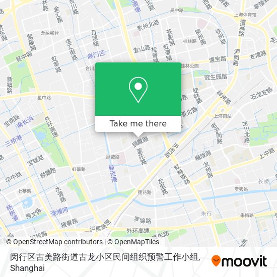 闵行区古美路街道古龙小区民间组织预警工作小组 map