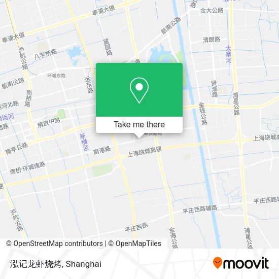 泓记龙虾烧烤 map