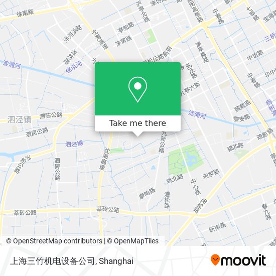 上海三竹机电设备公司 map