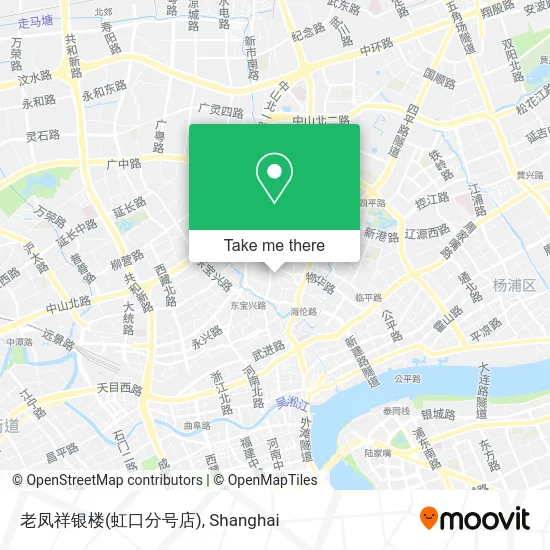 老凤祥银楼(虹口分号店) map