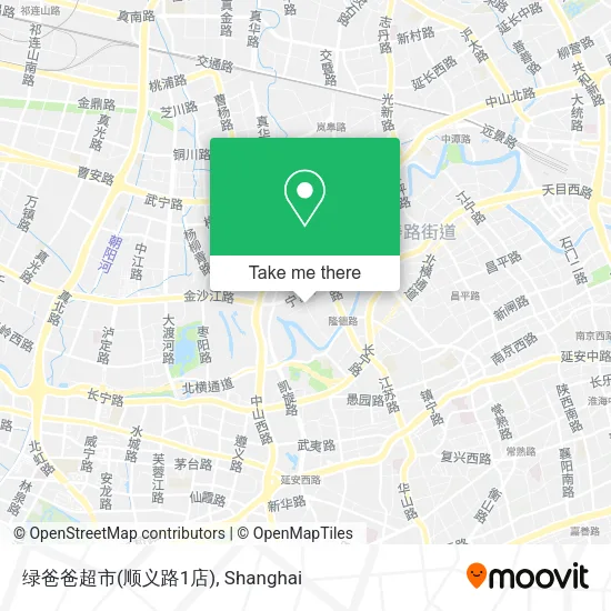 绿爸爸超市(顺义路1店) map