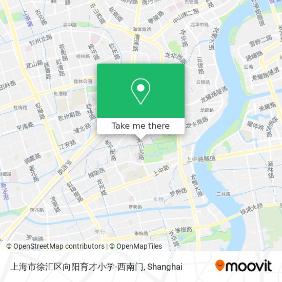 上海市徐汇区向阳育才小学-西南门 map