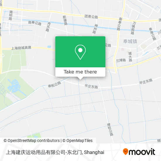 上海建庆运动用品有限公司-东北门 map