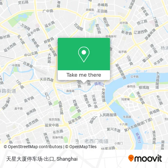 天星大厦停车场-出口 map