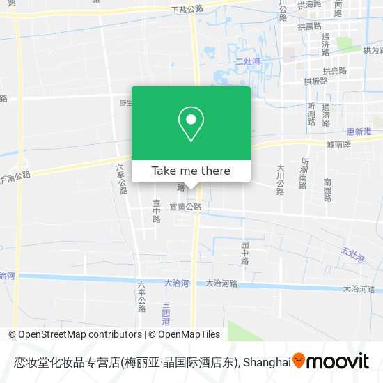 恋妆堂化妆品专营店(梅丽亚·晶国际酒店东) map