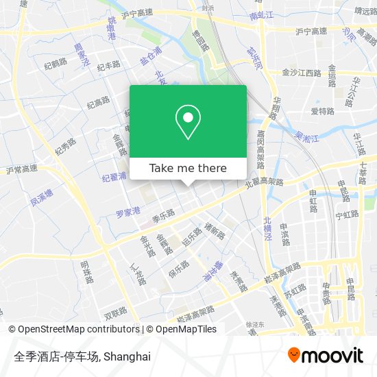 全季酒店-停车场 map