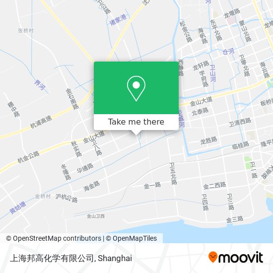 上海邦高化学有限公司 map