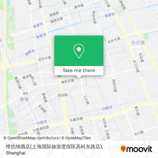 维也纳酒店(上海国际旅游度假区高科东路店) map