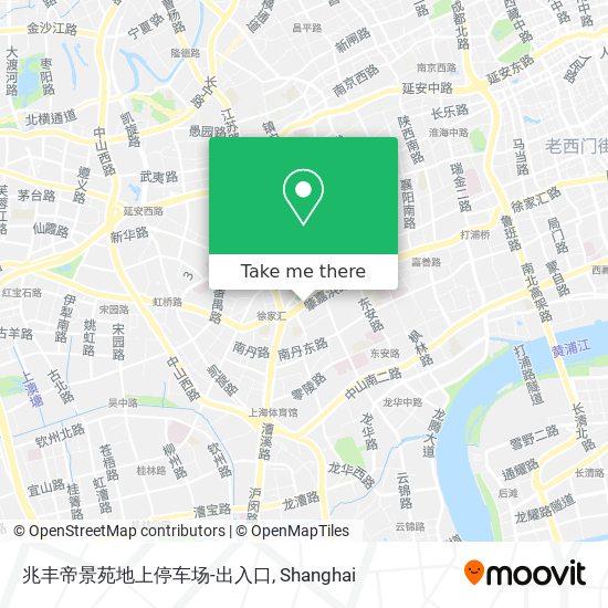 兆丰帝景苑地上停车场-出入口 map