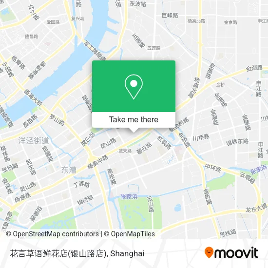 花言草语鲜花店(银山路店) map