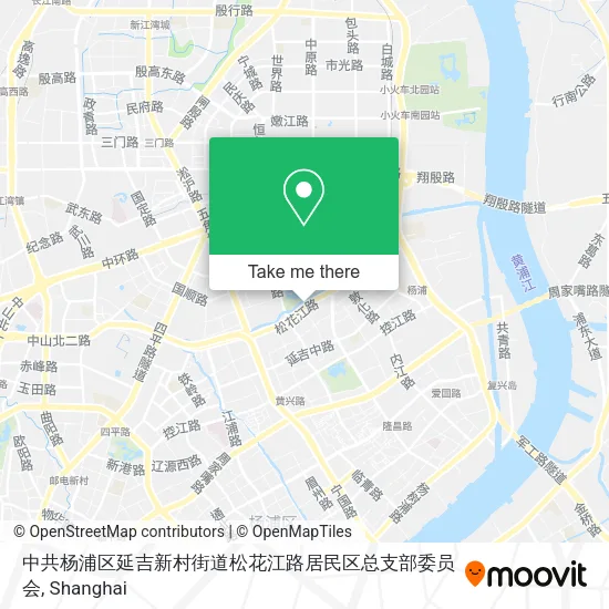 中共杨浦区延吉新村街道松花江路居民区总支部委员会 map