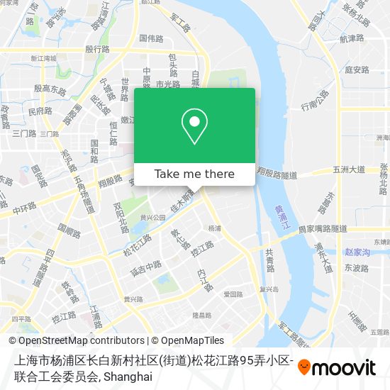 上海市杨浦区长白新村社区(街道)松花江路95弄小区-联合工会委员会 map