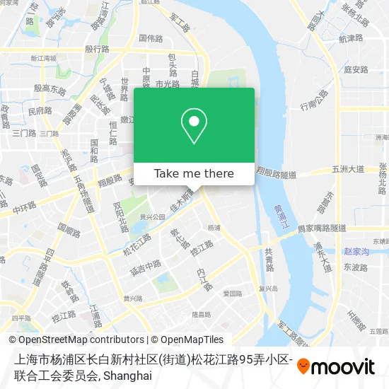 上海市杨浦区长白新村社区(街道)松花江路95弄小区-联合工会委员会 map