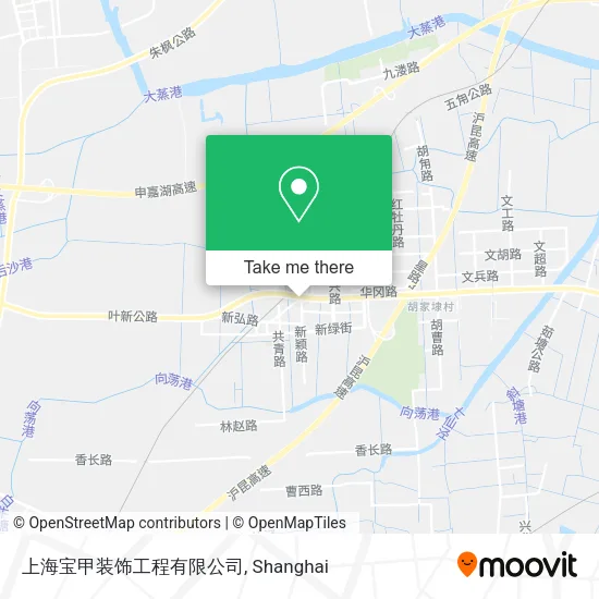上海宝甲装饰工程有限公司 map