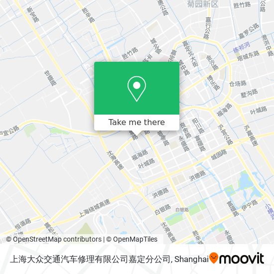 上海大众交通汽车修理有限公司嘉定分公司 map