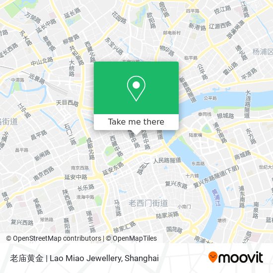 老庙黄金 | Lao Miao Jewellery map