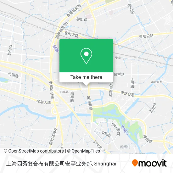 上海四秀复合布有限公司安亭业务部 map