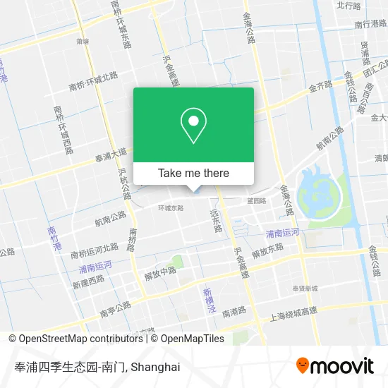奉浦四季生态园-南门 map