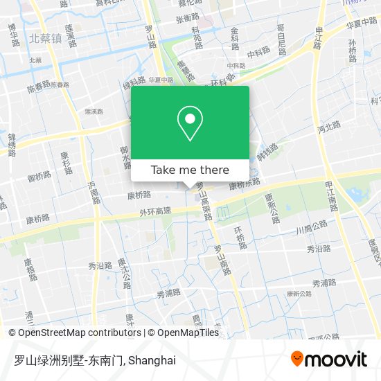 罗山绿洲别墅-东南门 map