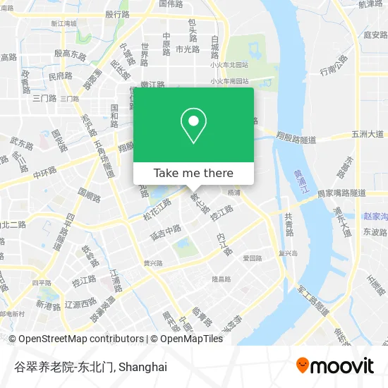 谷翠养老院-东北门 map