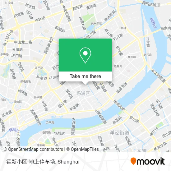 霍新小区-地上停车场 map