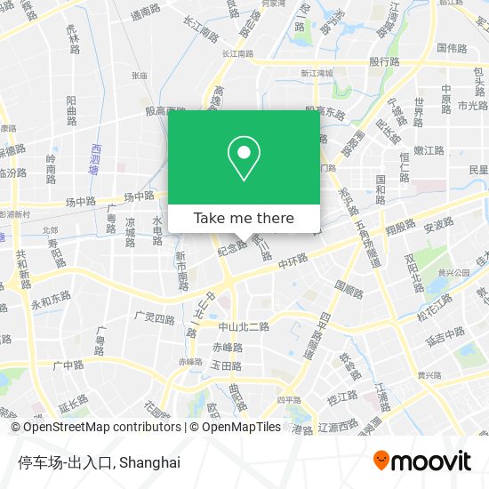 停车场-出入口 map