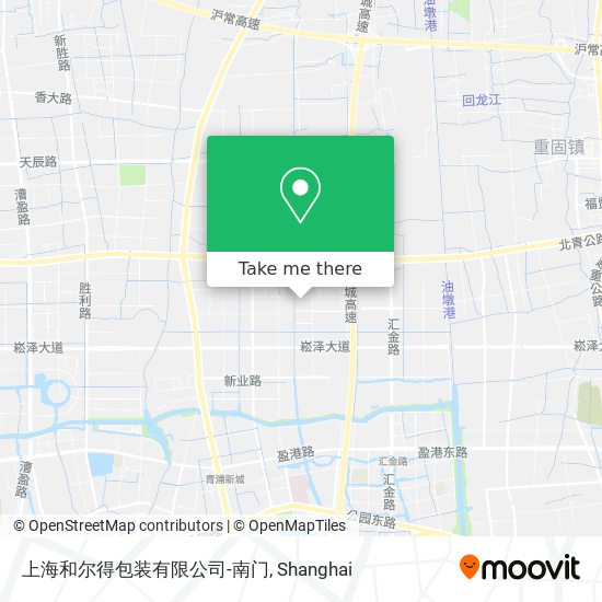 上海和尔得包装有限公司-南门 map