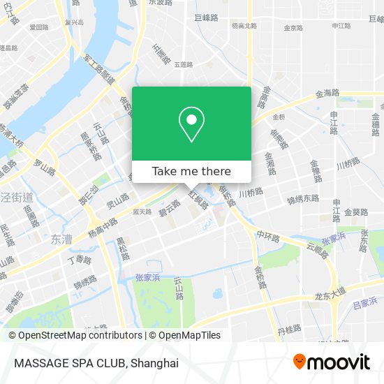 MASSAGE SPA CLUB map