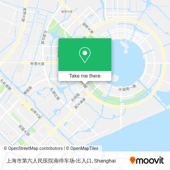 上海市第六人民医院南停车场-出入口 map