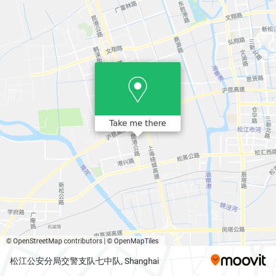 松江公安分局交警支队七中队 map